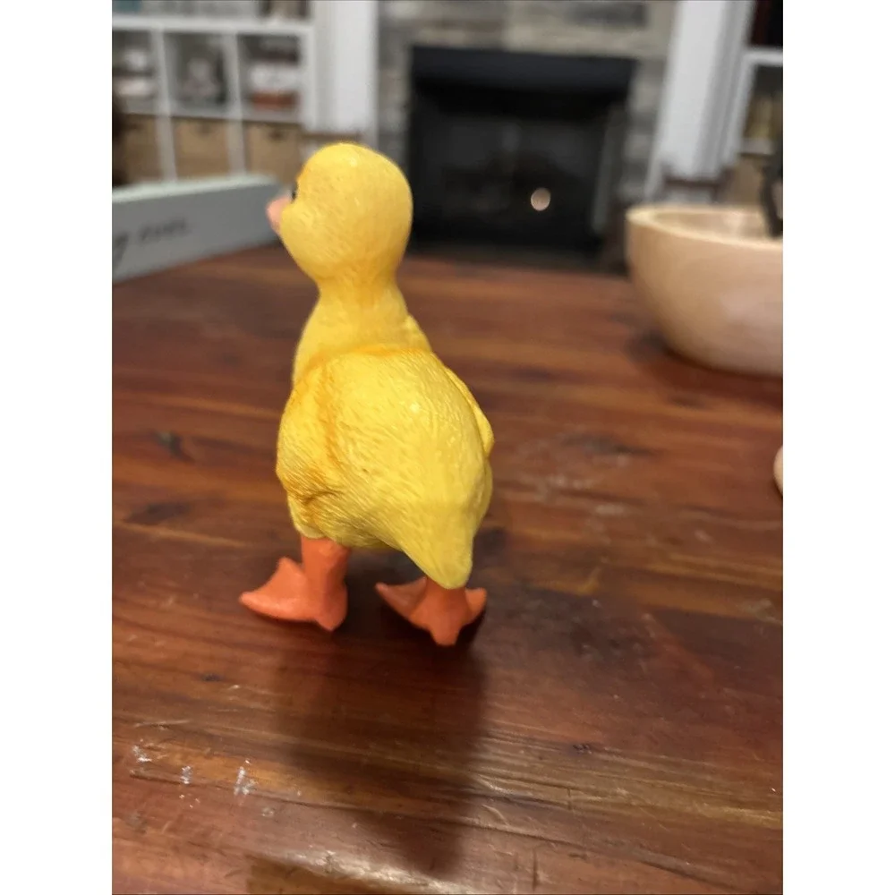 Vintage Yellow Duck Resin